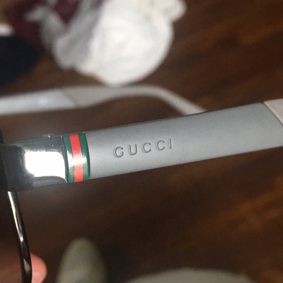 100% Authentic Gucci Polarized Aviator Sunglasses - Picture 6 of 8